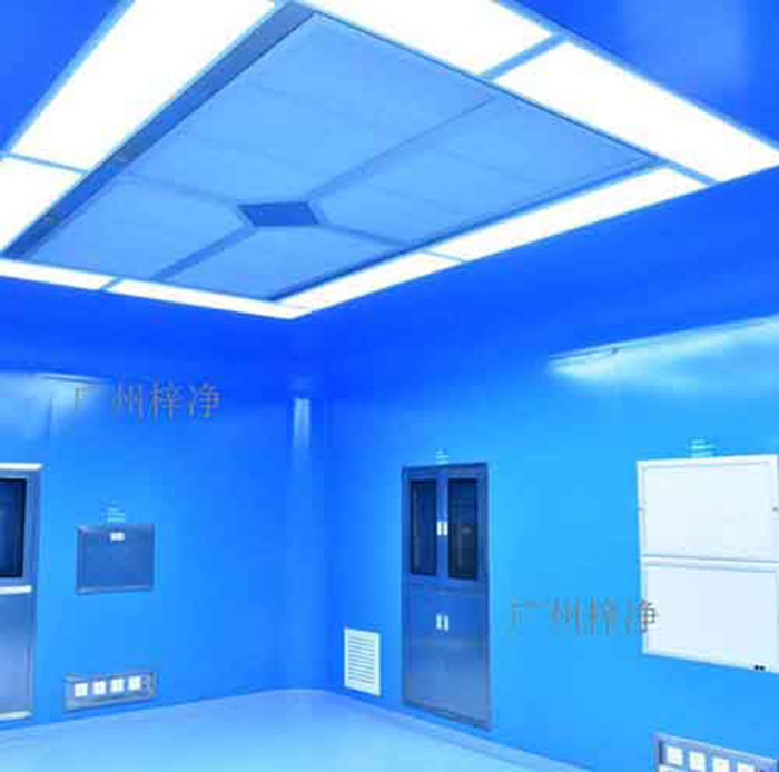 百級層流送風天花安裝現場實拍圖 百級層流送風天花安裝現場實拍圖