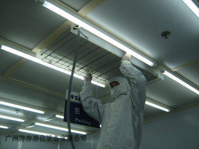 FFU凈化單元安裝現場實拍 FFU凈化單元安裝現場實拍