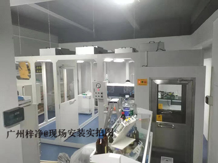 風淋室和潔凈棚及傳遞窗搭配效果圖 風淋室和潔凈棚及傳遞窗搭配效果圖